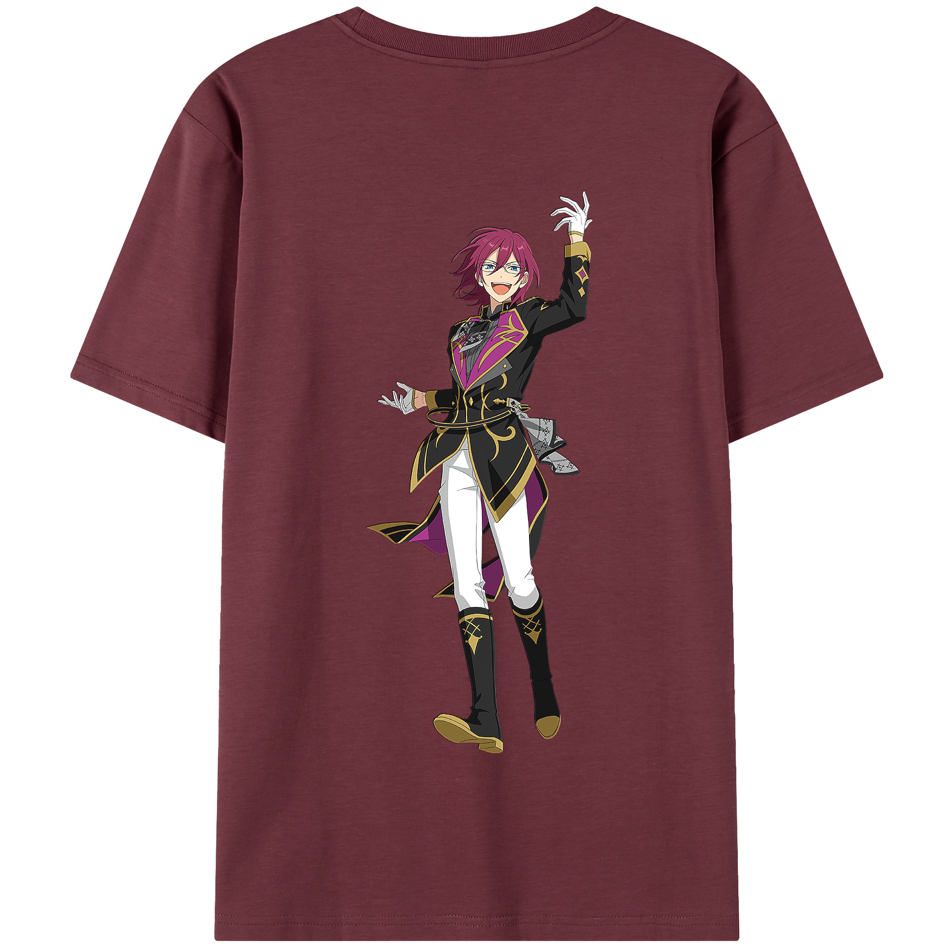 （画像用） あんさんぶるスターズ! Ensemble Stars 綿100％半袖Tシャツ（背面プリント）